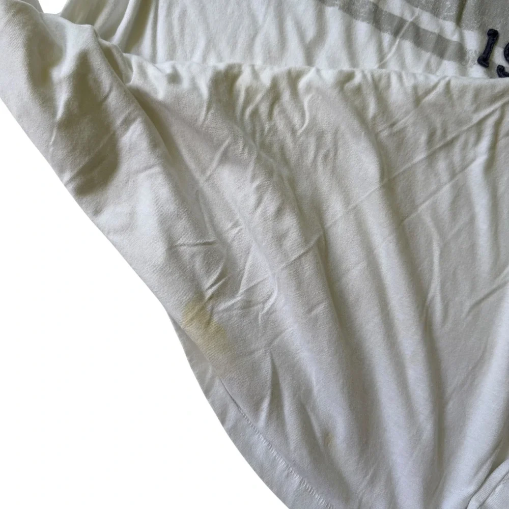 Aeropostale Mens XL White Aero NY 1987 Graphic T-Shirt Short Sleeve Crewneck - Picture 9 of 9